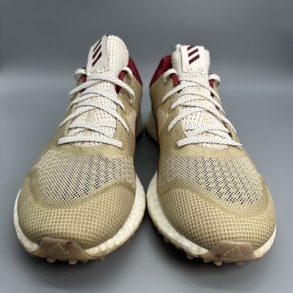 Adidas Crossknit DPR Mens 8.5 Spikeless Golf Shoes EF5746 Sneakers Red Tan Lace main image 9